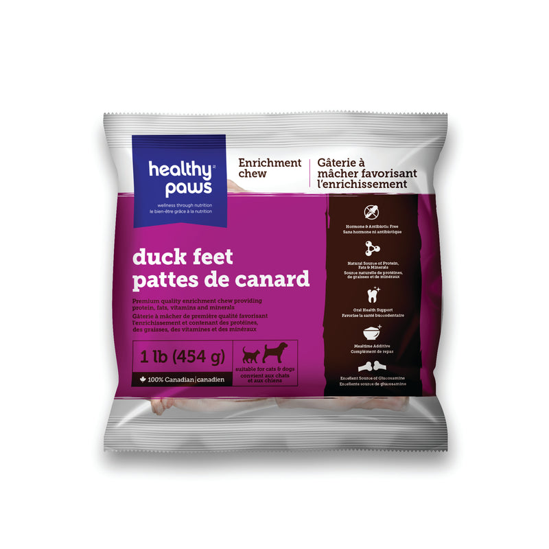 Healthy Paws - Raw Duck Feet 1lb