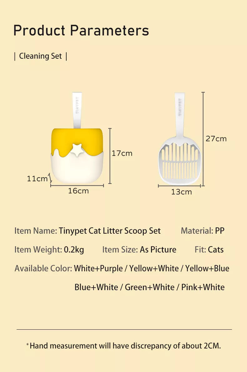 TinyPet - Cat litter cleaning shovel set