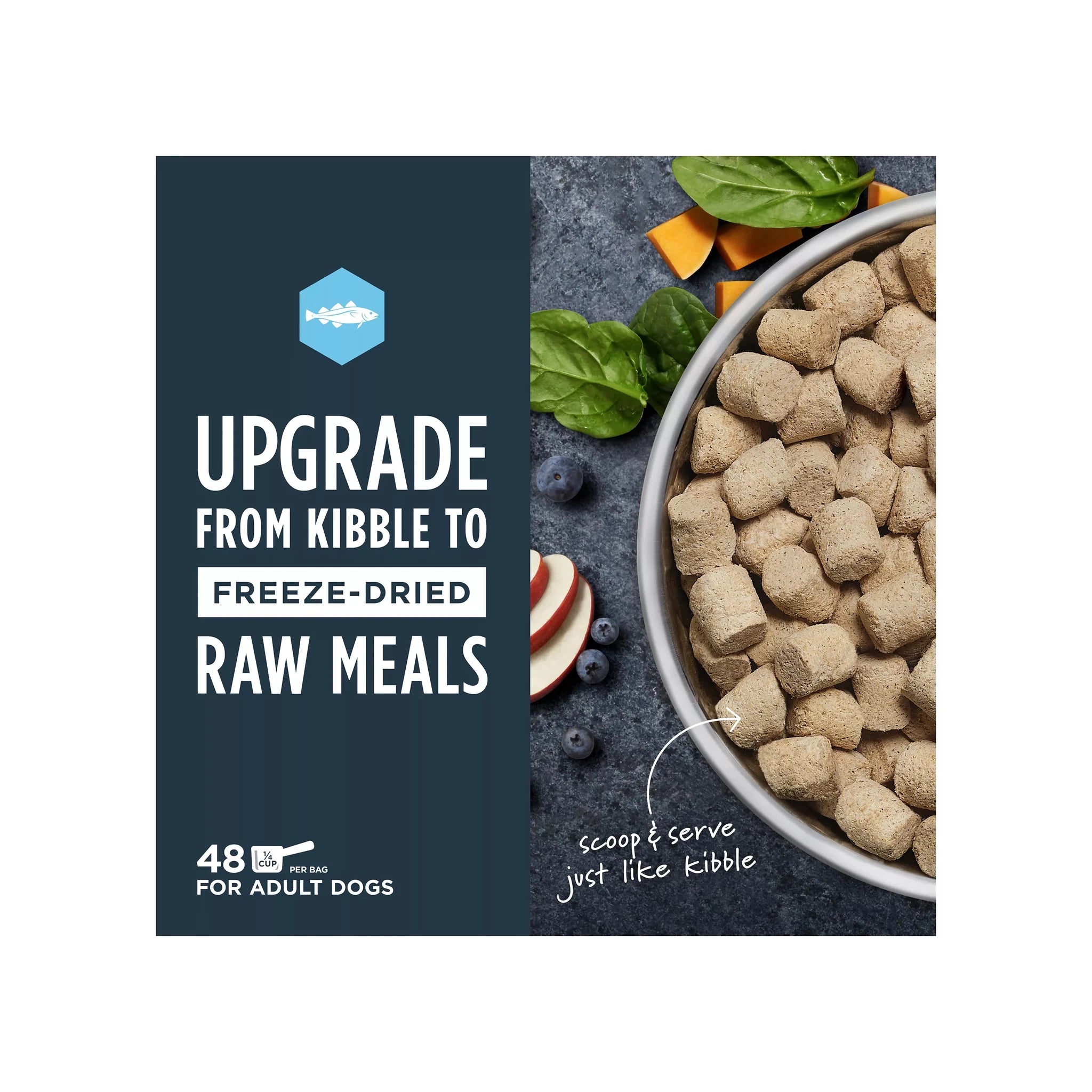 Instinct® Dog Food Raw Freeze-Dried Meals Wild-Caught Alaskan Pollock Recipe by Instinct