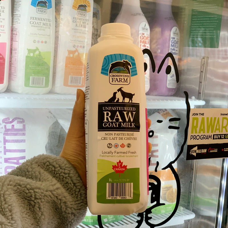 Crosswind Farm - Unpasteurized Raw Goat Milk 1L