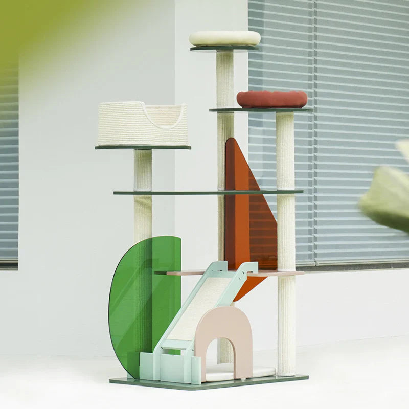 Zeze - Acrylic modern style cat trees