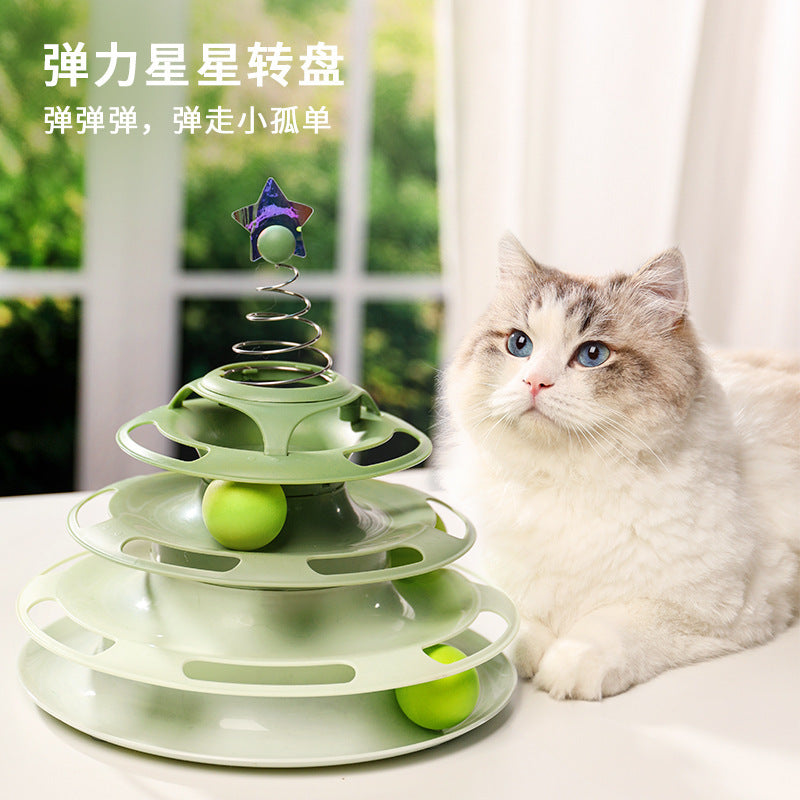 Fluid animal- Four-layer ball turntable