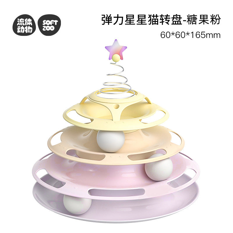 Fluid animal- Four-layer ball turntable