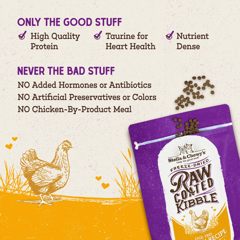 Stella & Chewy - Cage-free Chicken Raw Coated Kibble Dry Food