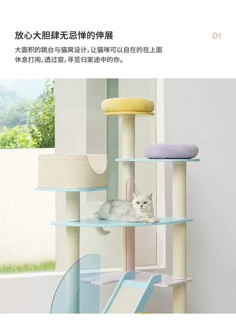 Zeze - Acrylic modern style cat trees