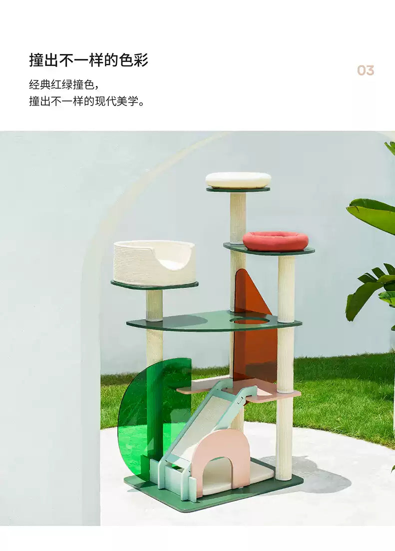 Zeze - Acrylic modern style cat trees