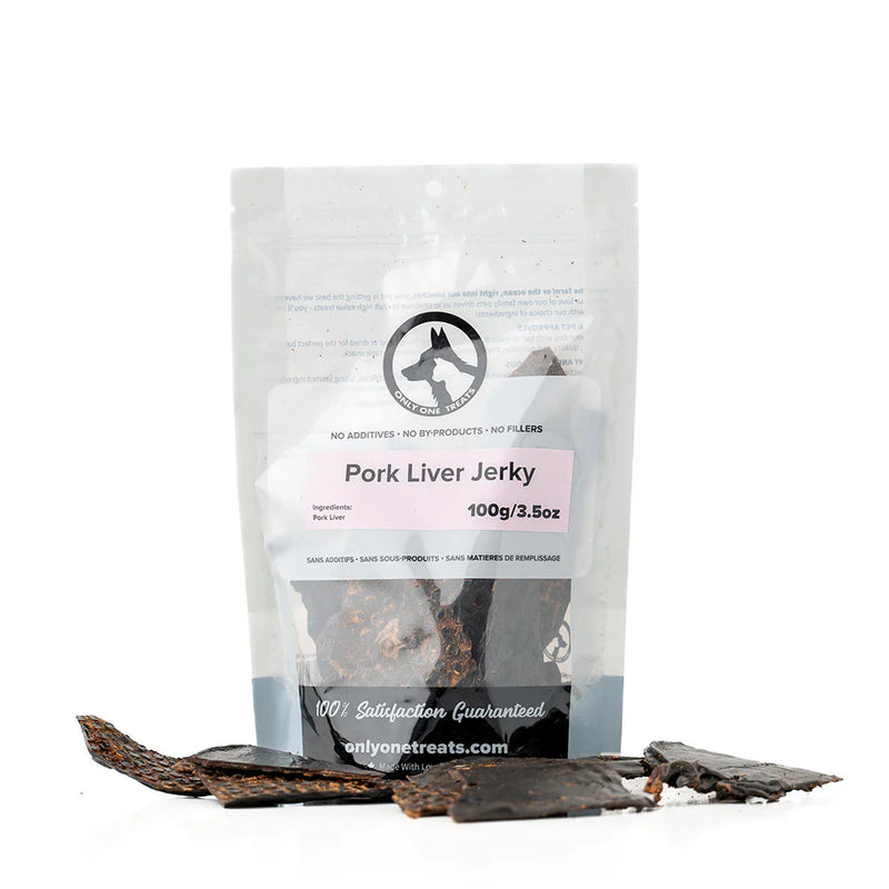 Only One Treat - Pork Liver Jerky 100g