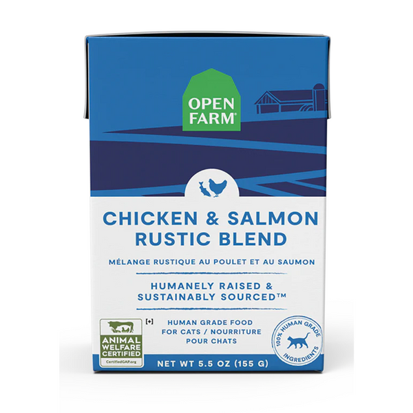 Open Farm - Chicken & Salmon Rustic Blend Wet Cat Food 5.5 oz