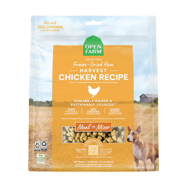 Open Farm - Harvest Chicken Freeze-Dried Raw Dog Food