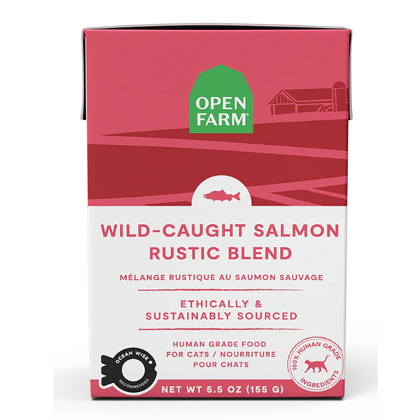 Open Farm - Wild-Caught Salmon Rustic Blend Wet Cat Food 5.5 oz