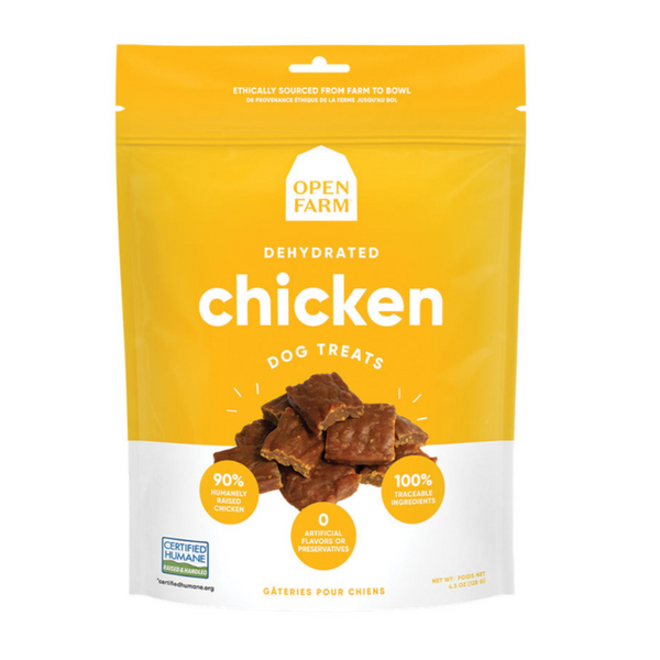 Open Farm Dehydrated Chicken Dog Treats 4.5 oz