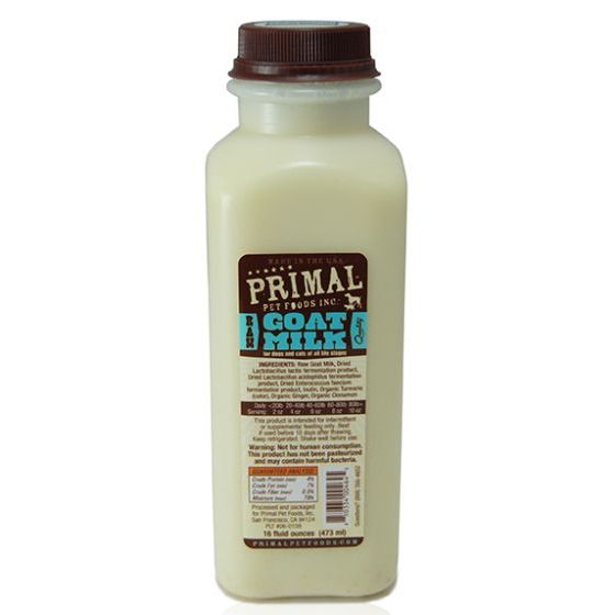 Primal Frozen Dog and Cat Milks - Goat Milk Enhanced Original