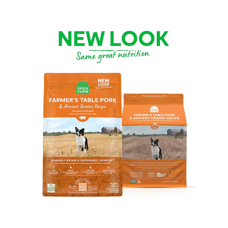 Open Farm Farmer's Table Pork & Ancient Grains Dry Dog Food