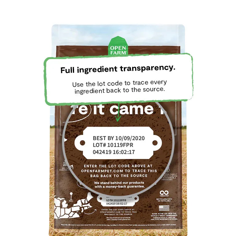 Open Farm Pasture-Raised Lamb & Ancient Grains Dry Dog Food