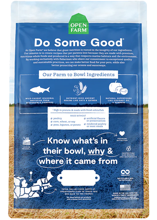 Open Farm - Catch-of-the-Season Whitefish & Ancient Grains Dry Dog Food