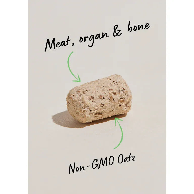 Garniture de repas cru lyophilisée au bœuf nourri à l'herbe Open Farm GoodBowl pour chiens