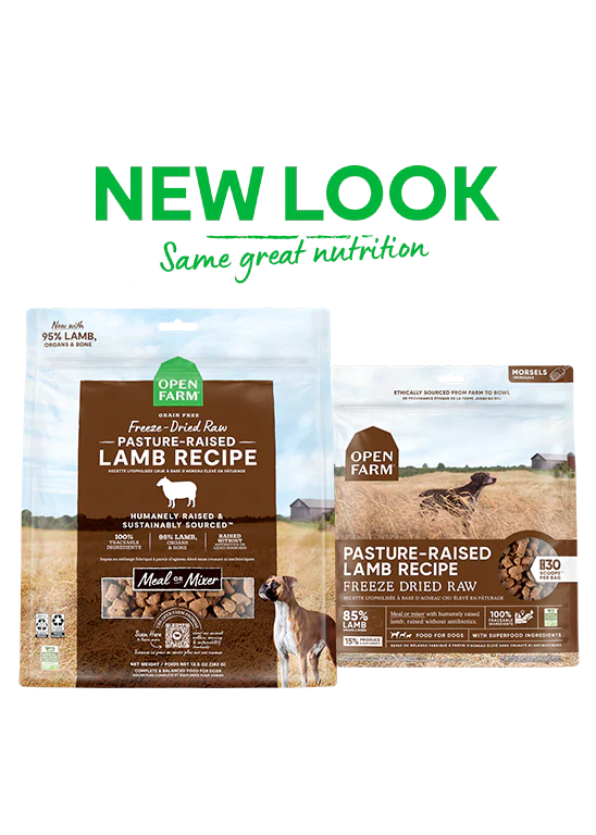 Open Farm - Pasture-Raised Lamb Freeze Dried Raw Dog Food