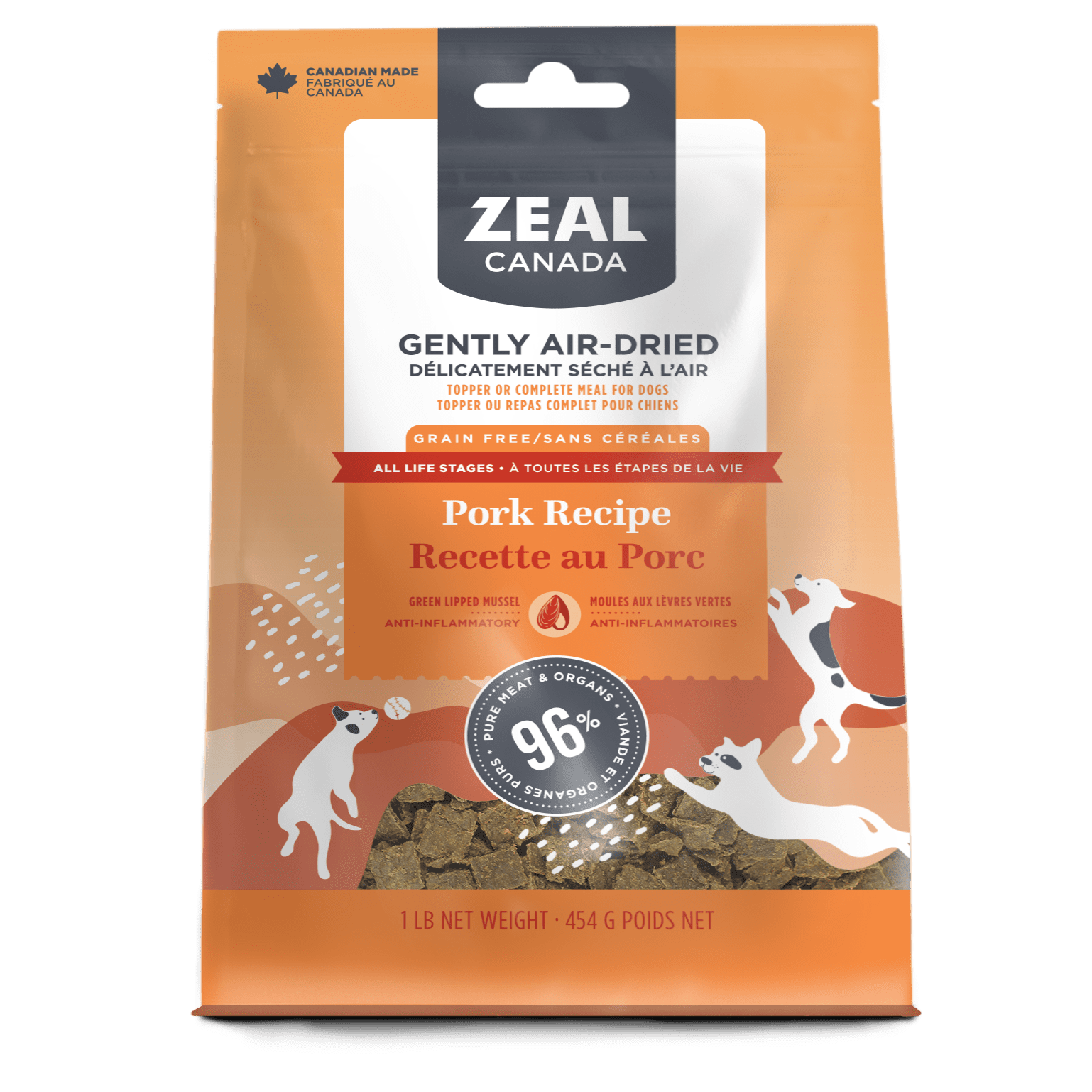 Zeal Gently Air-Dried Pork for Dogs