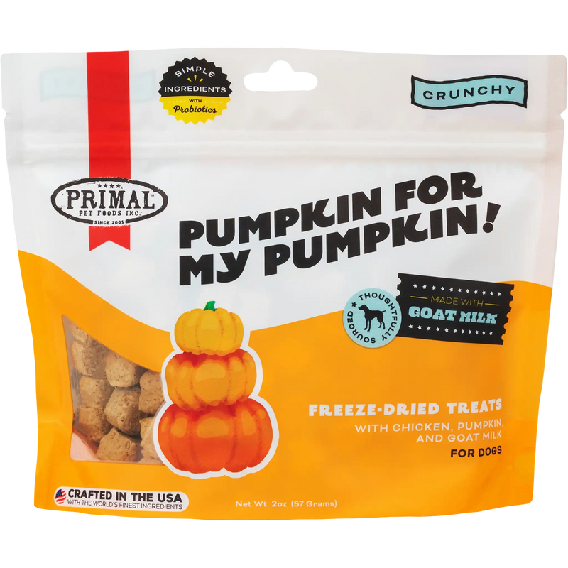 Primal - Pumpkin For My Pumpkin Chicken And Pumpkin With Goat Milk Dog 2oz