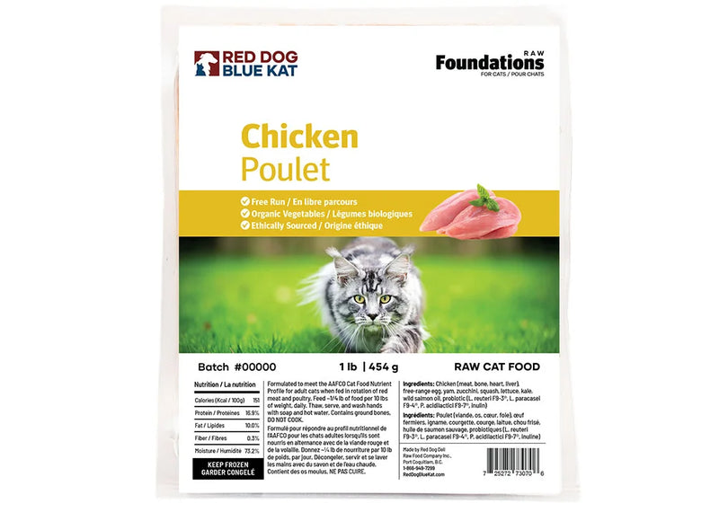 RDBK - Foundations Raw Chicken Recipe Raw Cat Food