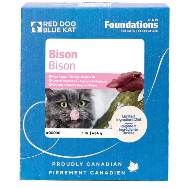 RDBK - Foundations Raw Bison Raw Cat Food
