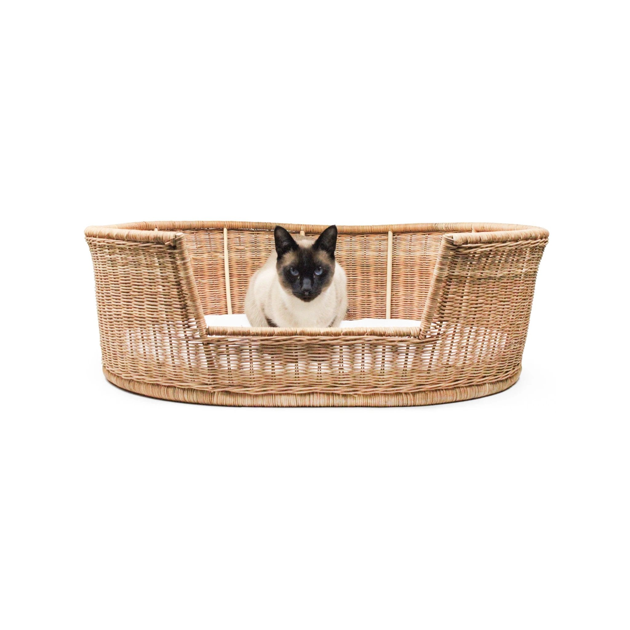 Chaiyat Boutique SnuggleNest Basket Pet Bed by Chaiyat Boutique