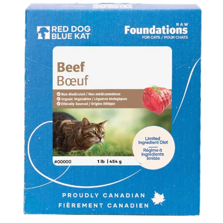 RDBK - Foundations Raw Beef Recipe Raw Cat Food