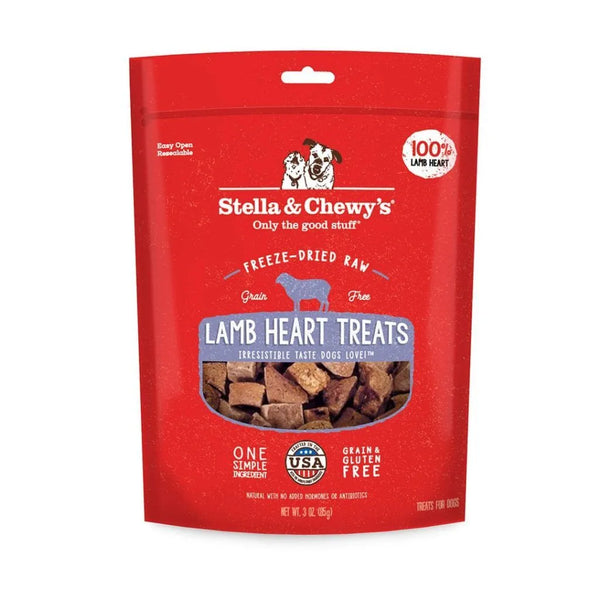 Stella & Chewy's - Lamb Heart Treats 3oz