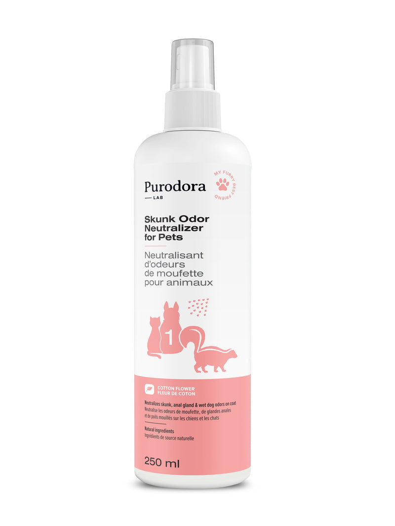 Purodora Lab Skunk Odor Neutralizer Spray For Pets, Cotton Flower 250 ml