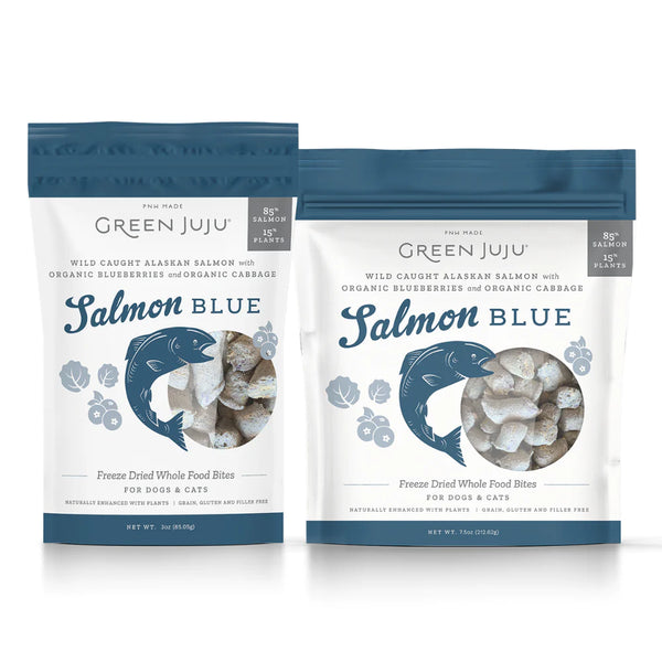 Green Juju - Freeze-Dried Salmon Blue Bites 85g