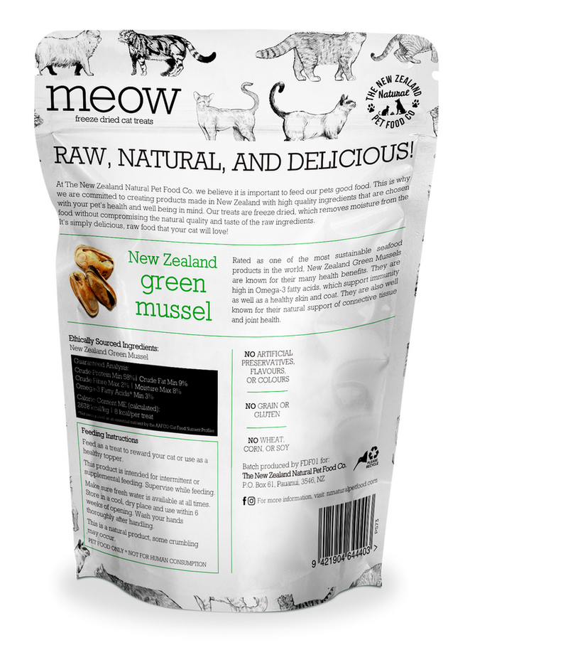 Meow - Green Lipped Mussels 1.76oz/50g