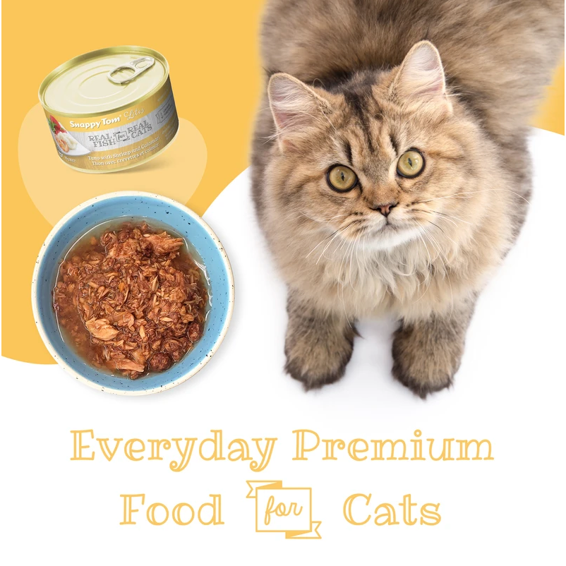 Snappy Tom Lites Tuna with Shrimp and Calamari