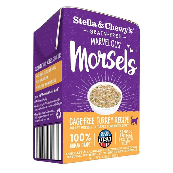 Stella & Chewy's - Marvelous Morsels Cage Free Turkey Wet Cat Food