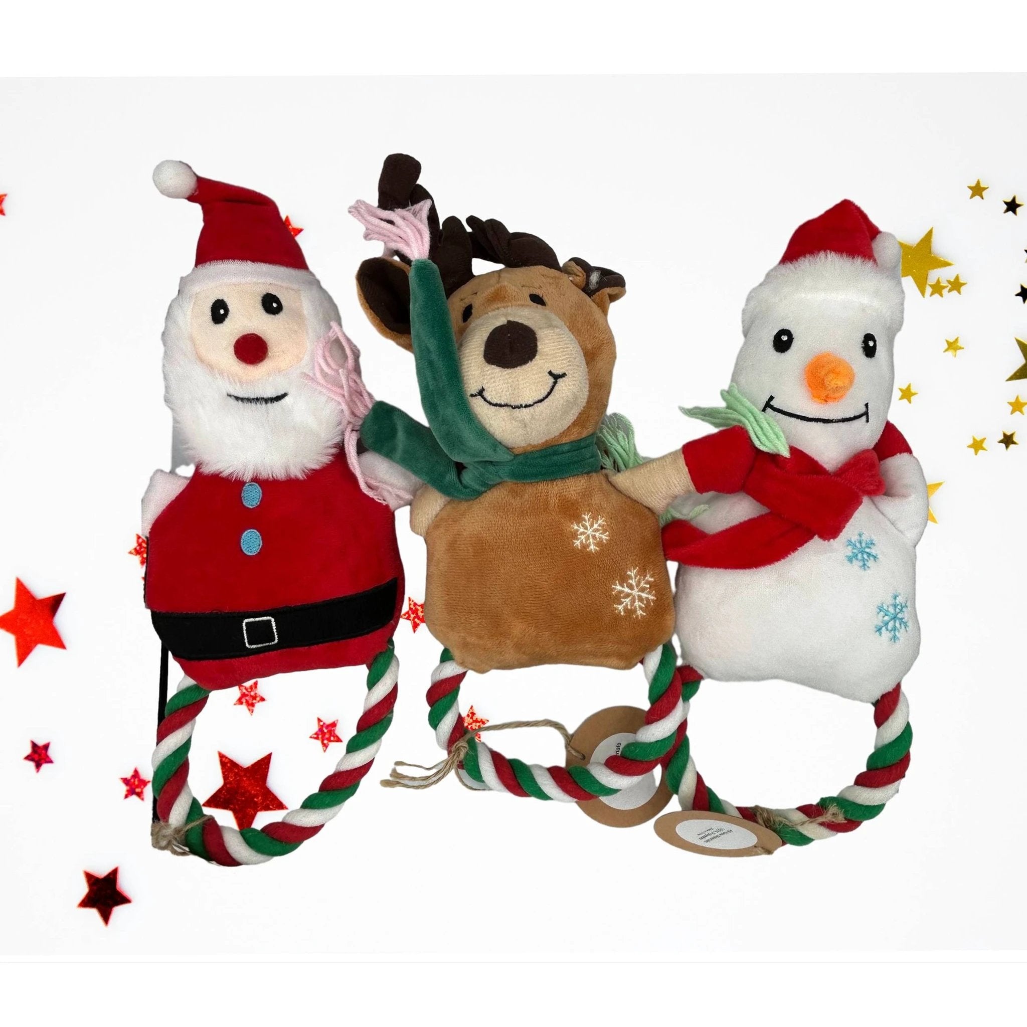 Chaiyat Boutique Christmas Rope Toys by Chaiyat Boutique