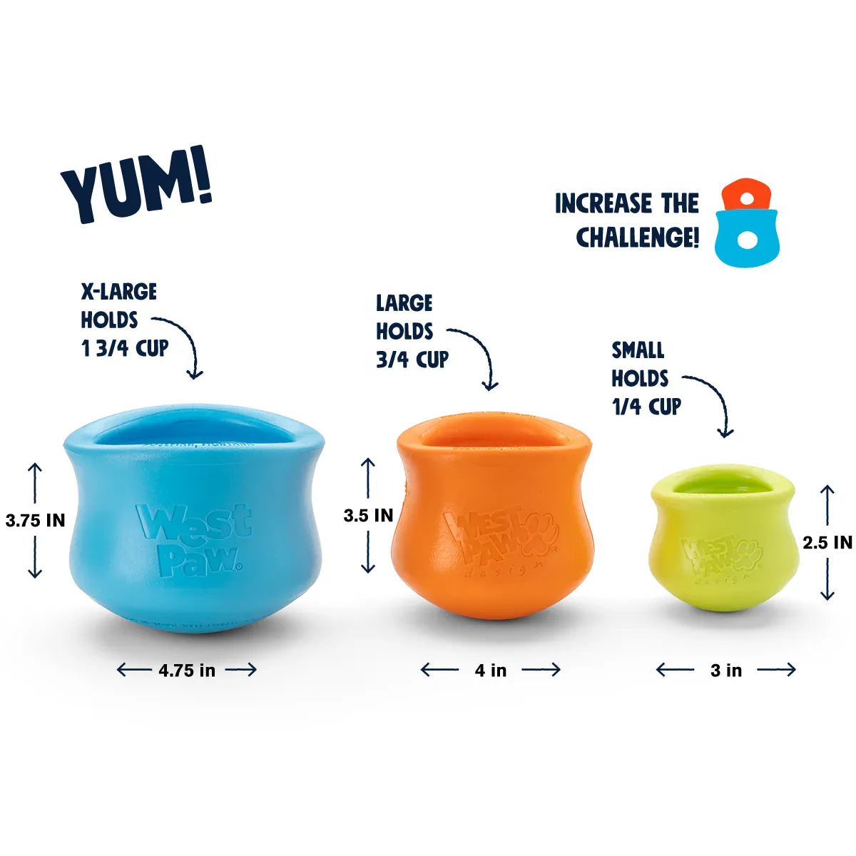 West Paw Treat Toys ZOGOFLEX Toppl (Limited Valentine Edition)