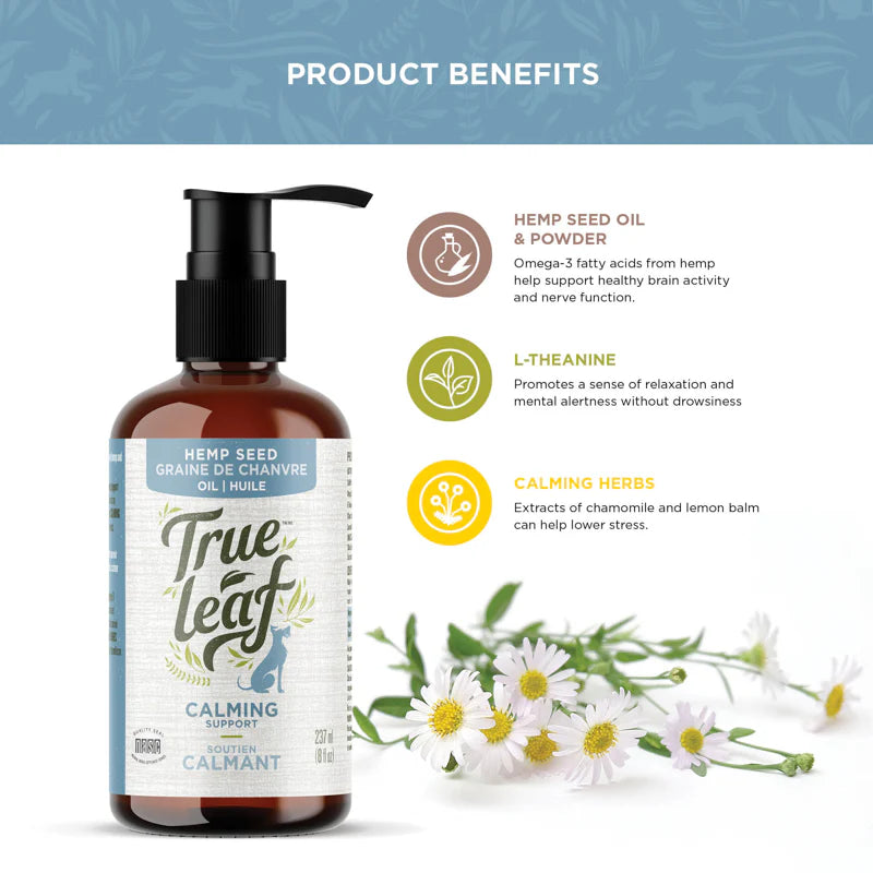 TrueLeaf - Calming Support Hemp Seed Oil 8 oz