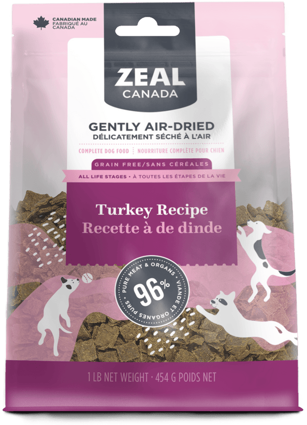 Zeal - Gently Air-Dried Turkey for Dogs