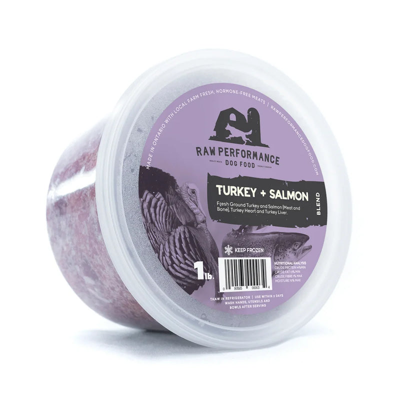 Raw Performance – Turkey and Salmon Blend – 1lb