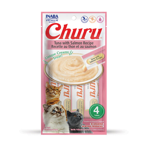 Inaba Cat Churu Purees Tuna with Salmon Recipe