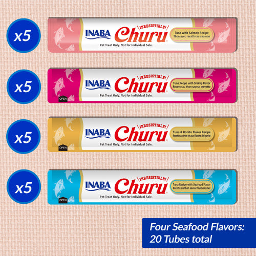Inaba - CHURU 20 ct Seafood Variety Pack