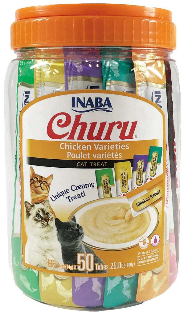 Inaba - Churu Chicken Varieties 50 Tubes