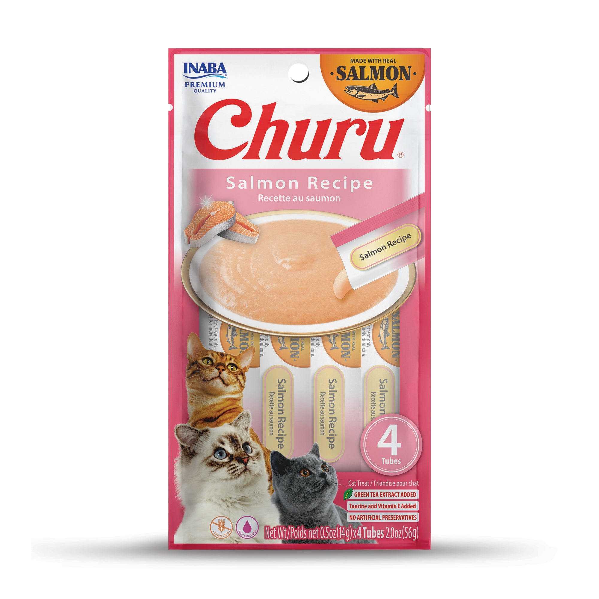 Inaba Cat Churu Purees Salmon Recipe