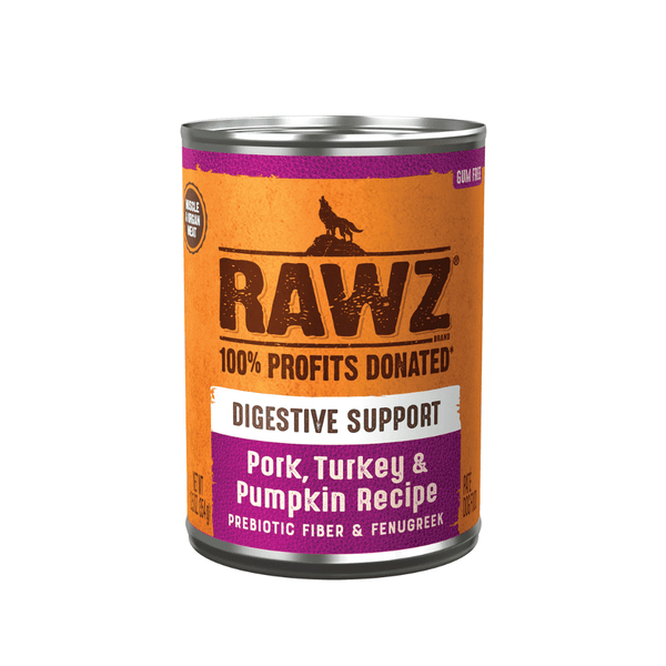 RAWZ - Digestive Support Pork, Turkey & Pumpkin Dog Food 12.5oz