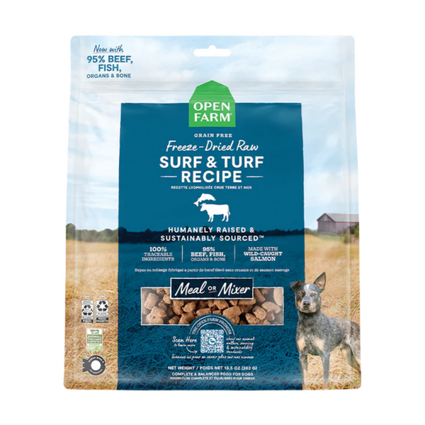 Open Farm - Surf & Turf Freeze Dried Raw Dog Food