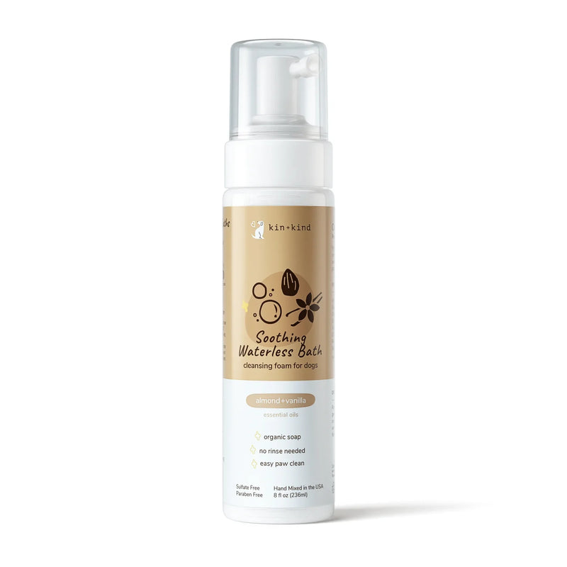 Soothing Almond+Vanilla Waterless Bath for Dogs