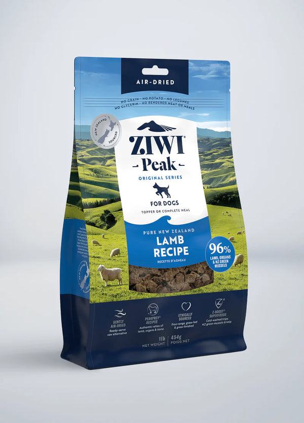 ZIWI Peak Air Dried Dog Food Lamb Recipe