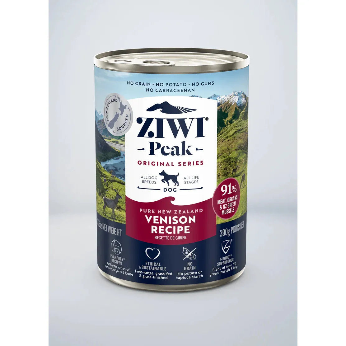 ZIWI Peak Original Series Wet Dog Food - Venison Recipe