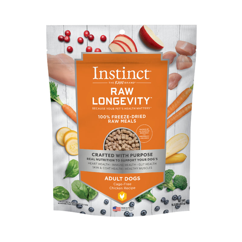 Instinct - Longevity Freeze Dried Raw Meals Adult Chicken