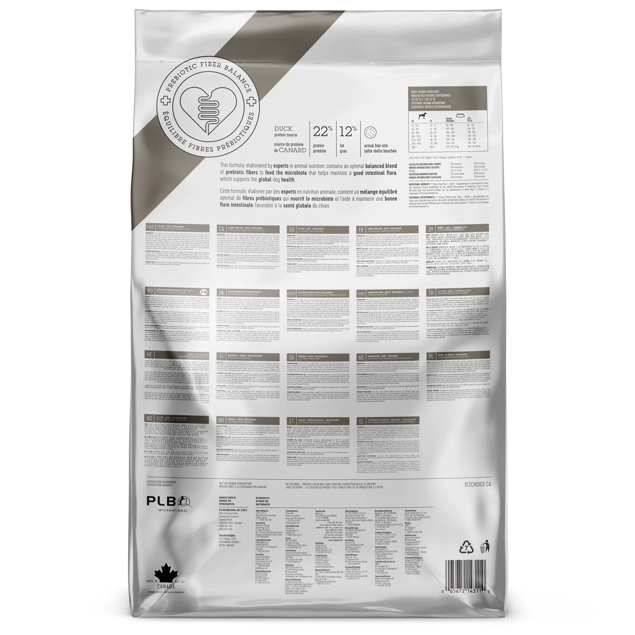 1st Choice Adult All Breed Hypoallergenic Duck Grain Free Dog 2kg by 1st Choice