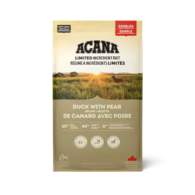 ACANA Singles Duck with Pear Recipe Dog Dry Food